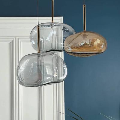 Suspension Verre Galet Mercure Design Moss Series